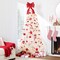 Artificial Christmas Tree Hinged Pine with 250 Lights, 1,000 Tips & Foldable Base Pre-Lit Outdoor Holiday Decor